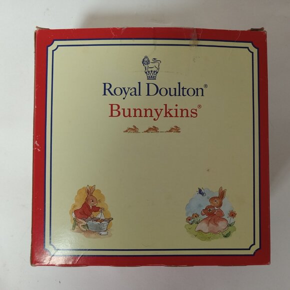 Bunnykins Royal Doulton Child's COIN SAVINGS BANK Peter Rabbit Book w/ Box - Picture 10 of 16